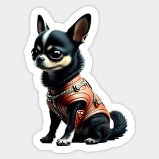 Chihuahua gentleman Sticker